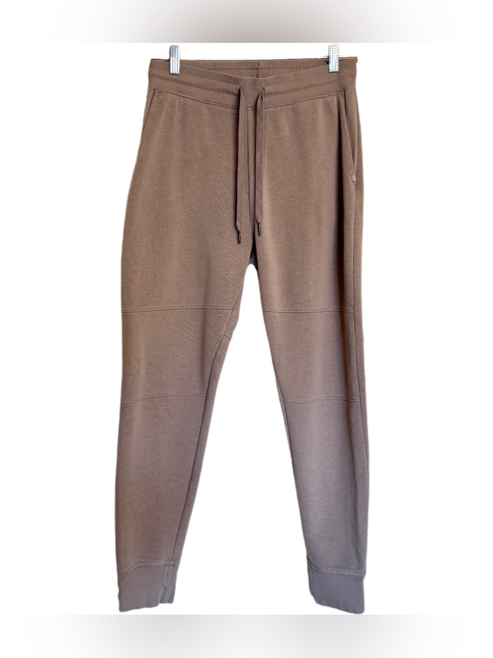 Tasc Performanc Pants Sz M Tan Varsity Brushed Lightweight Jogger Cotton Bamboo